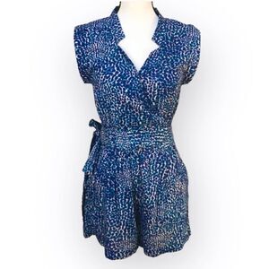 French Connection Angela Animal Jumpsuit Romper 0/2 NWT